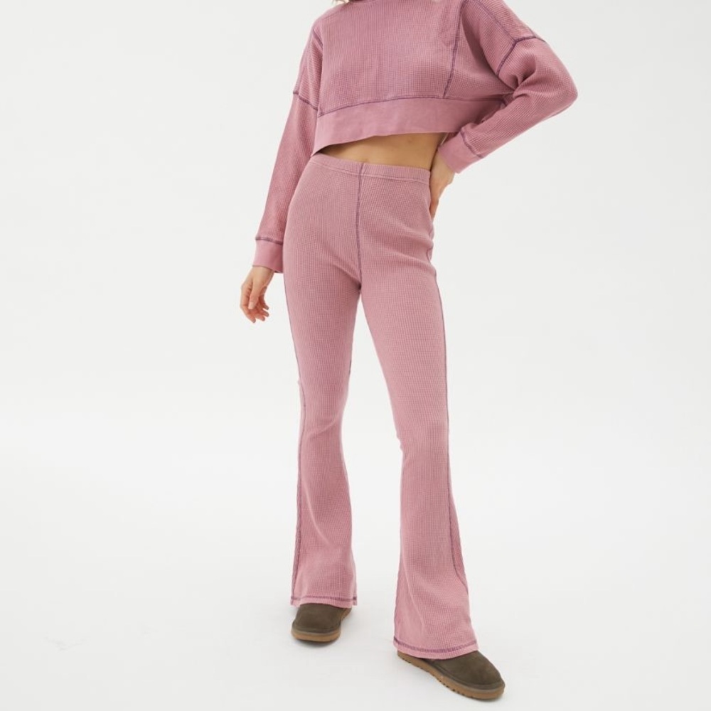 Urban Outfitters Out From Under Purple Waffle Knit Set S